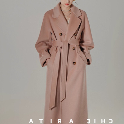 双面羊绒大衣女毛呢外套女