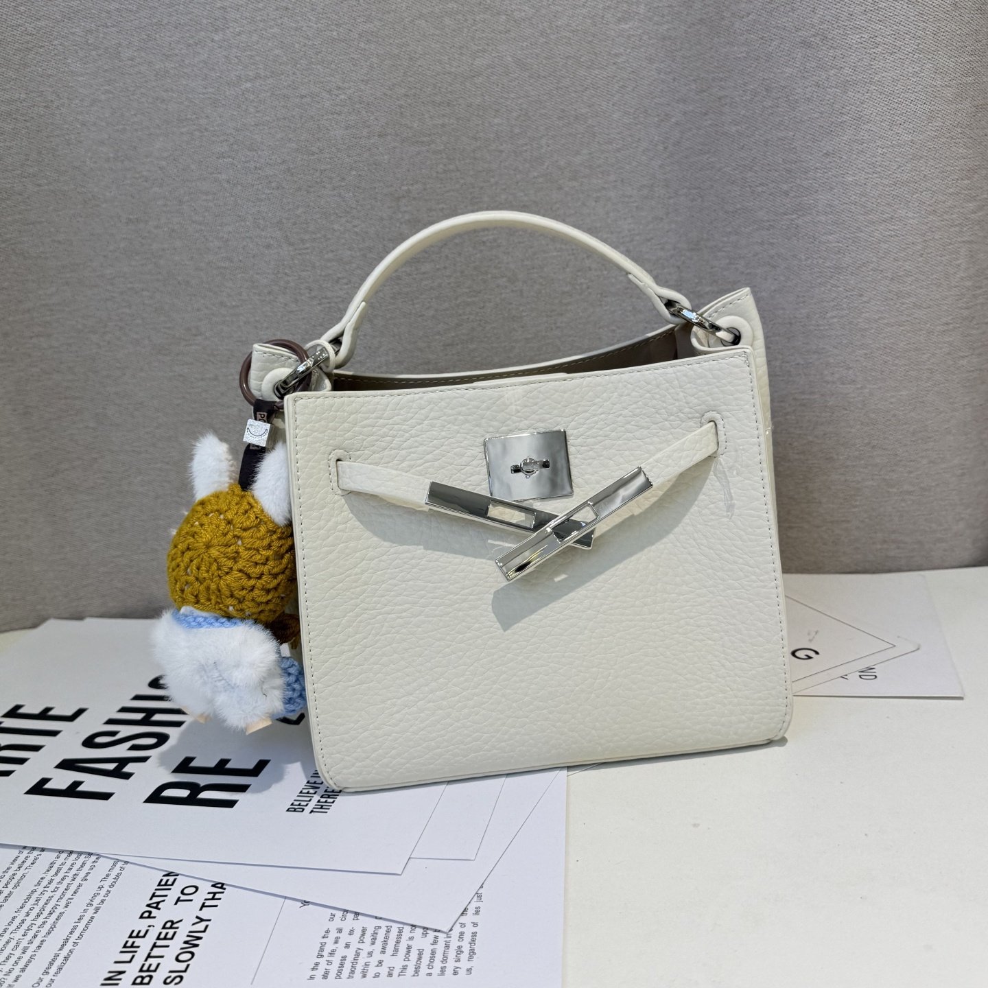 保黛名媛轻奢质感荔枝纹凯莉包水桶包2026新款百搭时尚单肩斜挎包,箱包皮具/热销女包/男包,通用款女包,淘宝优惠券,粉丝福利购,淘宝优惠卷