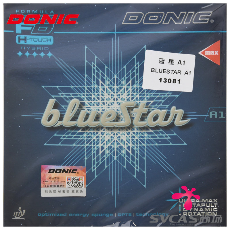 DONIC多尼克蓝星BLUESTAR A1乒乓球胶皮球拍反胶套胶13081怎么看?