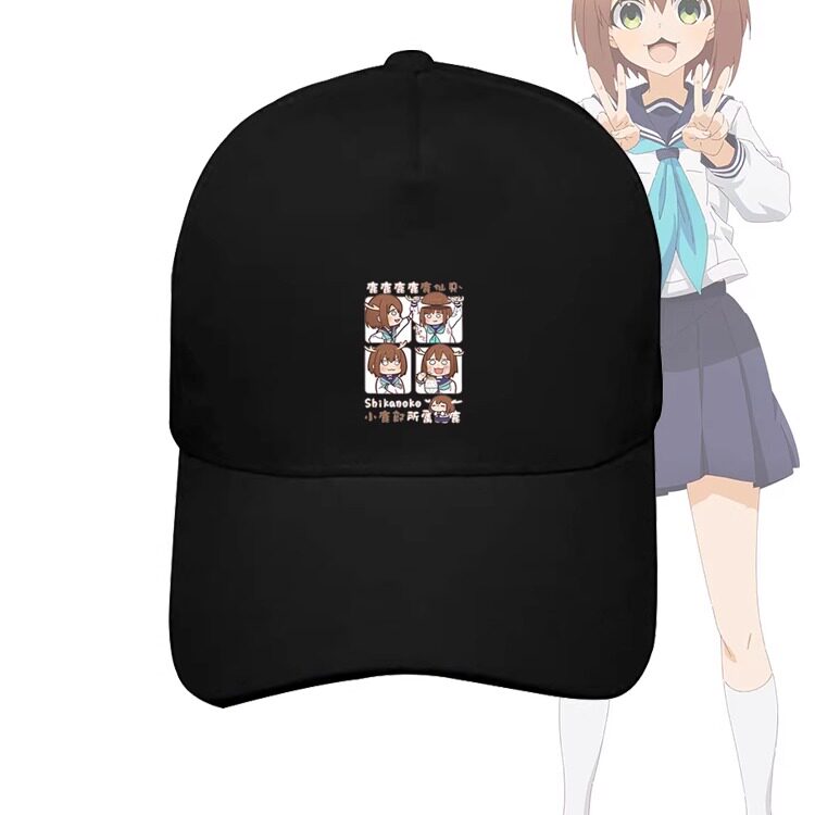 鹿乃子虎视眈眈周边印花棒球帽