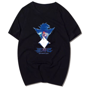 星游记衣服动漫红眼罗曼麦当笛亚cos纪念版短袖纯棉宽松T恤衫夏潮