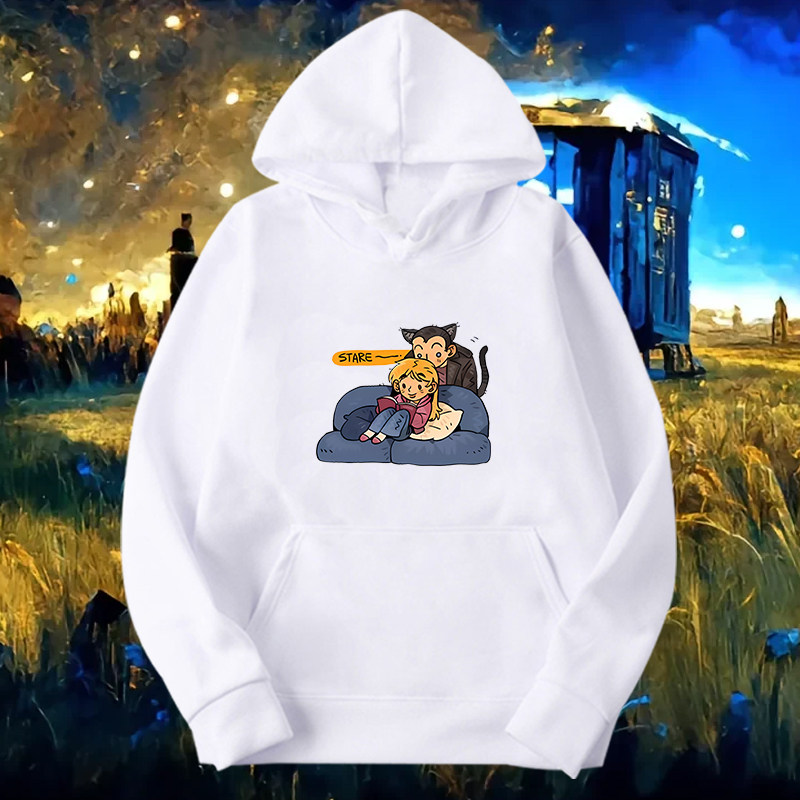 神秘博士塔迪斯TARDIS时空机器doctor who哭泣天使男女连帽卫衣服