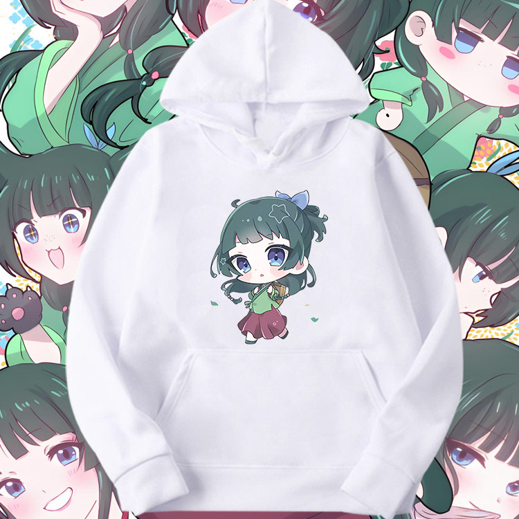 药屋少女的呢喃动漫周边印花连帽卫衣男女秋冬宽松加绒薄款上衣服