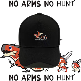 怪物猎人周边棒球帽男女夏季宽松二次元动漫游戏联名印花鸭舌帽子