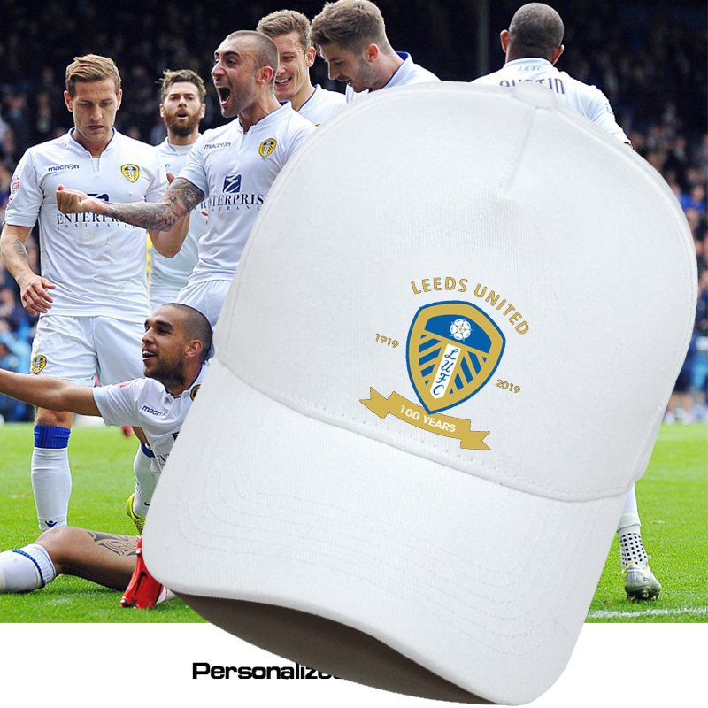 利兹联队白玫瑰足球迷服贝尔萨棒球帽男运动时尚户外遮阳鸭舌帽潮