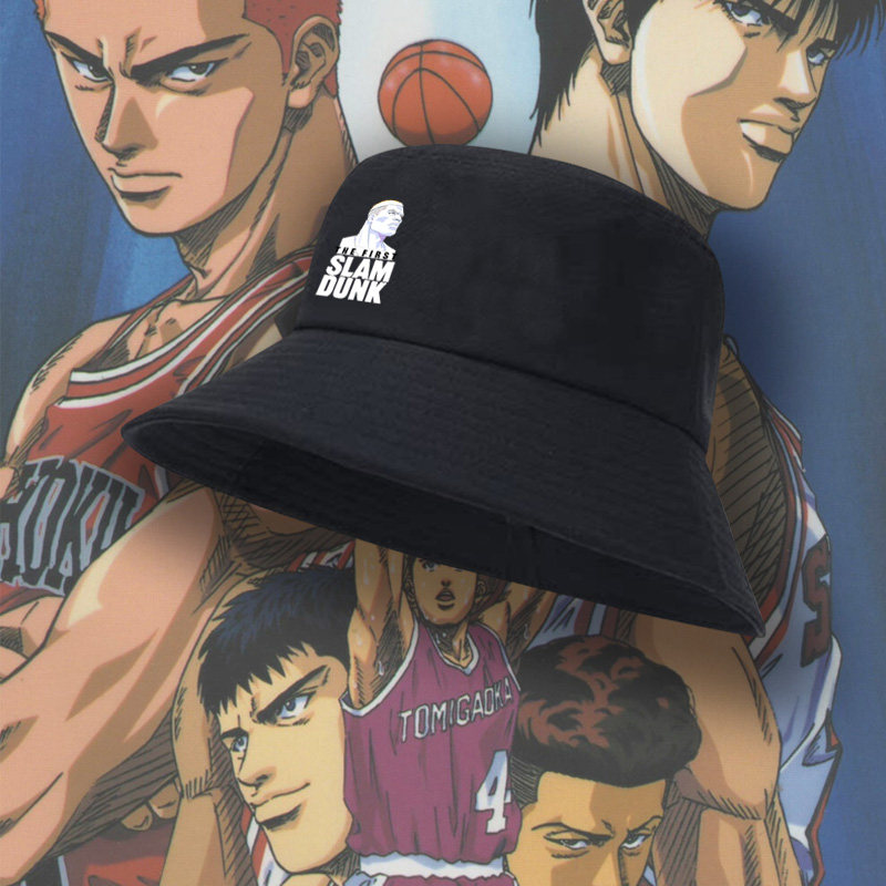 电影动漫周边灌篮高手樱木三井湘北slamdunk二次元渔夫帽男盆帽子