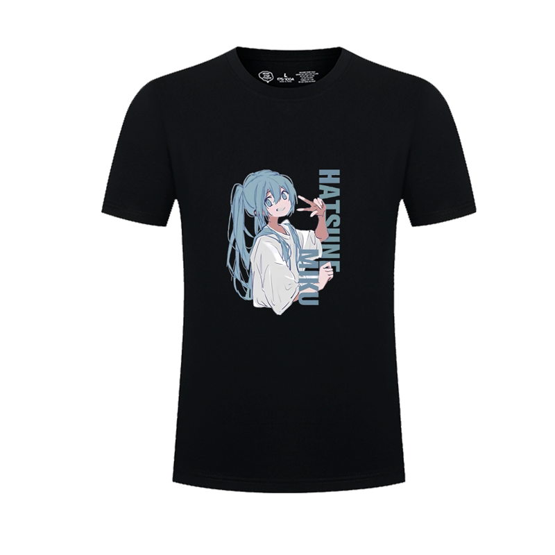 初音未来日系动漫短袖T恤衫