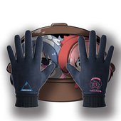 动漫志摩凛原抚子摇曳露营激萌二次元 男女骑行分指触屏防寒风手套