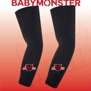 2025BABYMONSTER首尔演唱会HELLO MONSTER周边同款印花防晒冰袖夏