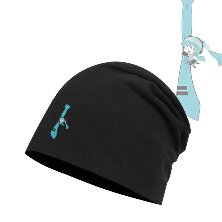 初音未来动漫周边MIKU同款包头帽