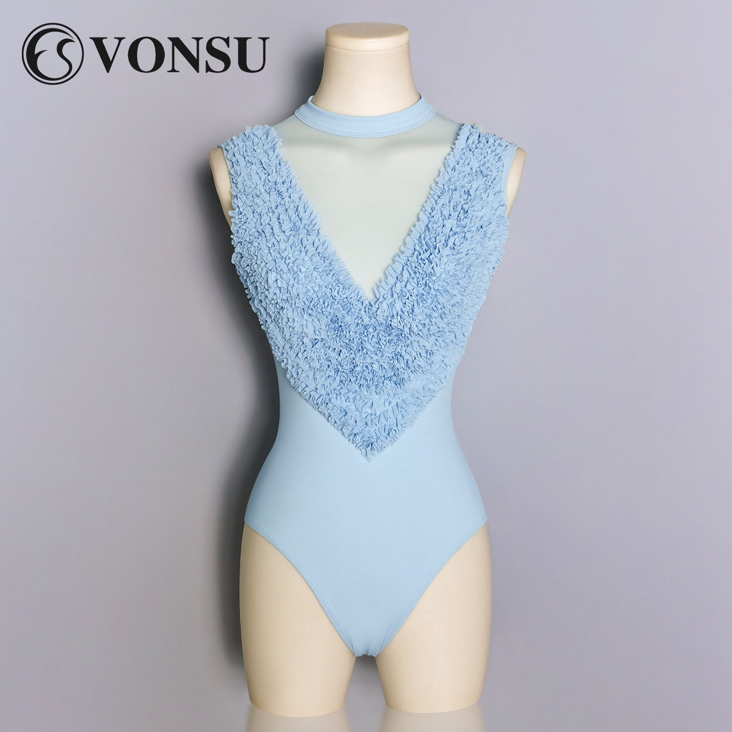 vonsu梵舒芭蕾舞练功服体操服女