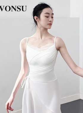 vonsu梵舒芭蕾舞练功服舞蹈体服女生体操服连体服成人 现货6521