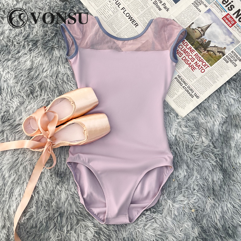 vonsu梵舒高端芭蕾舞练功服露背
