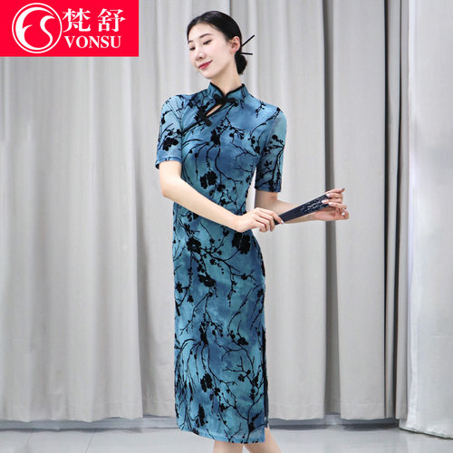 vonsu梵舒舞蹈旗袍改良款