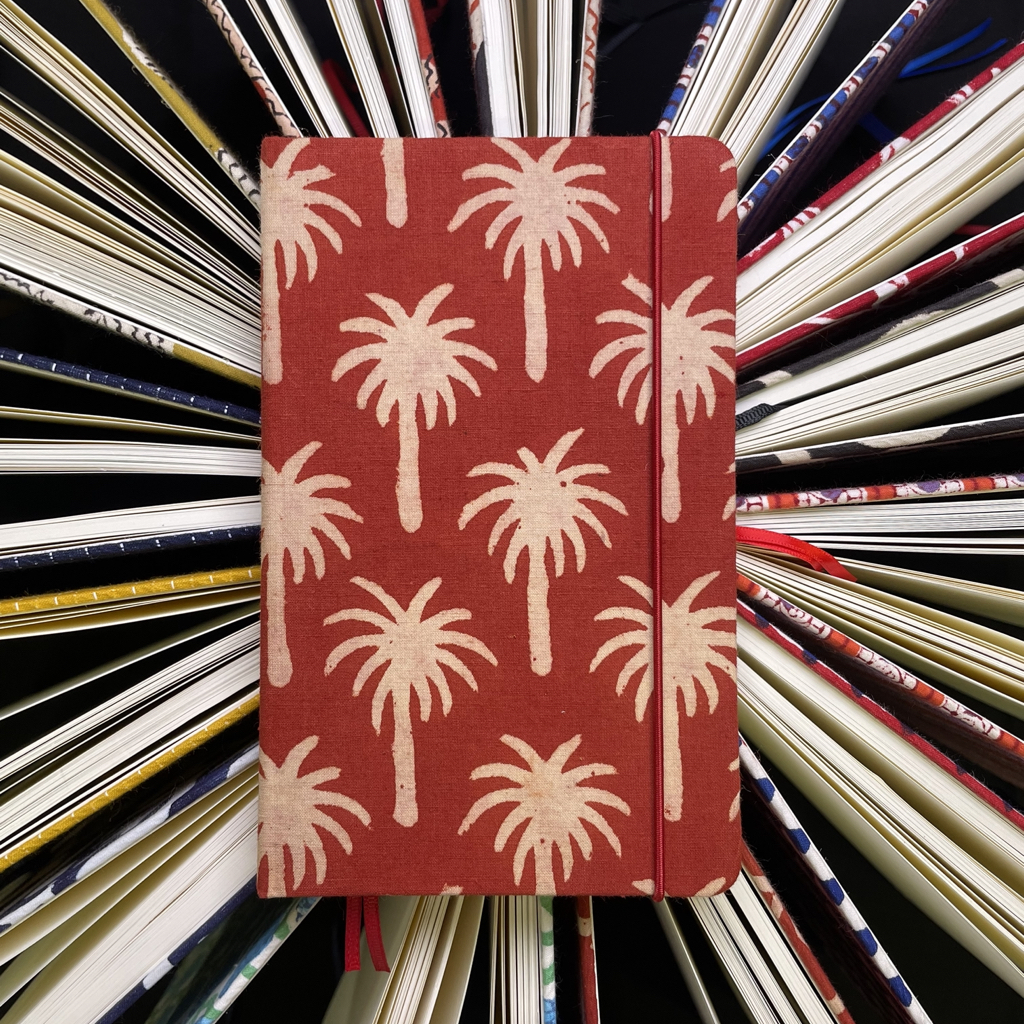 新德里秘密手工印染布A6