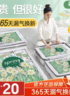 茶花真空压缩收纳袋衣服被子棉服家用衣物棉被羽绒服电泵专用袋子