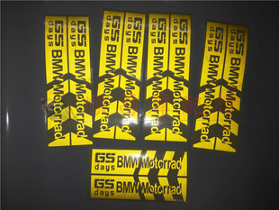 热卖宝马摩托车贴纸 R1200GS F800 F700反光贴花车身边箱装饰贴画