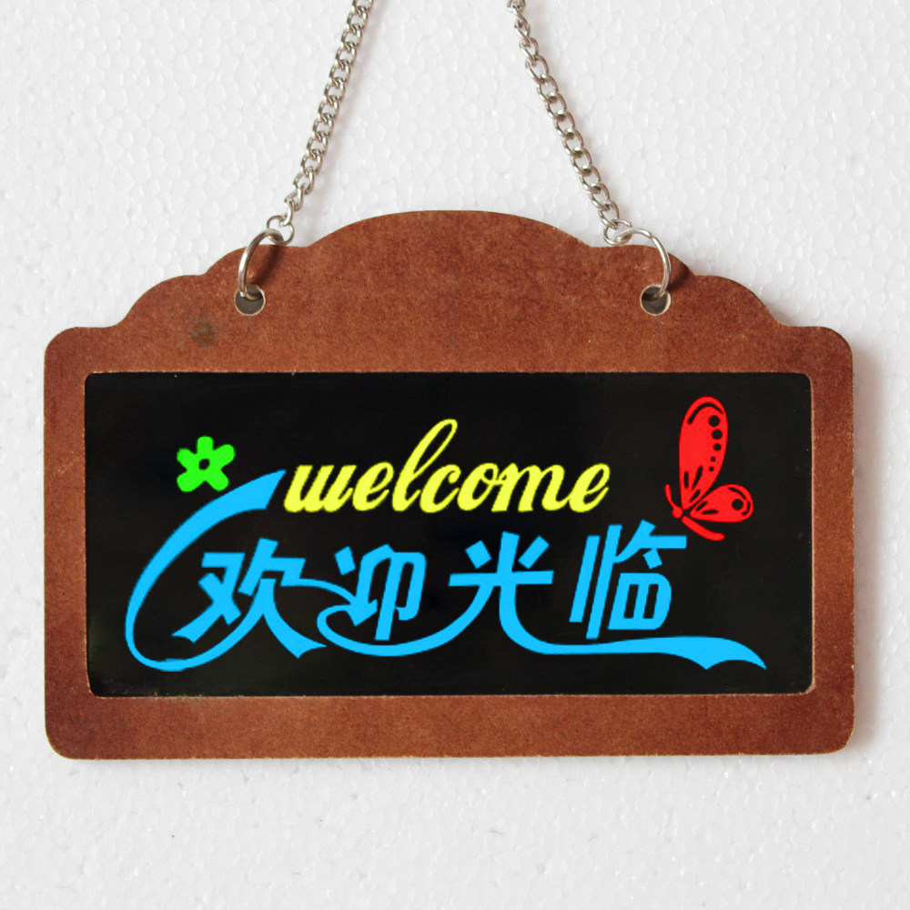 双面小黑板广告牌磁性挂式咖啡奶茶店铺手写菜单记事留言商用可擦