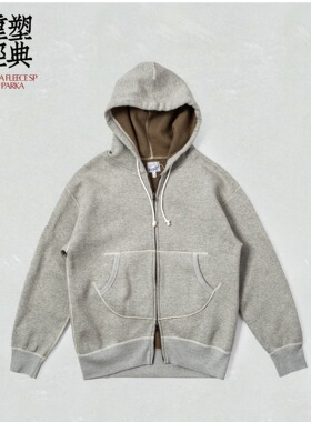 Riding high  AZUMA抓绒外套双拉头开合元宝袋古著流行百搭款开衫