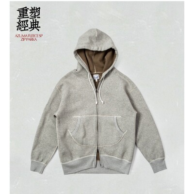 Riding high  AZUMA抓绒外套双拉头开合元宝袋古著流行百搭款开衫