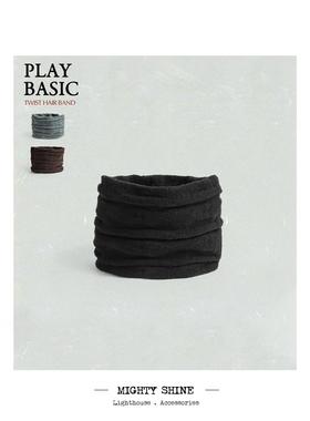 Mighty Shine 男女皆宜轻松配搭 羊毛针织发带发髻 秋冬1223007