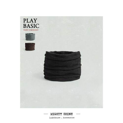 Mighty Shine 男女皆宜轻松配搭 羊毛针织发带发髻 秋冬1223007