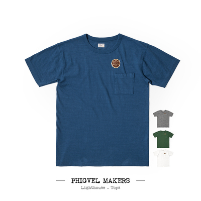 PHIGVEL MAKERS 定番代表作纯棉口袋T恤 夏季男女纯色Pocket Tee