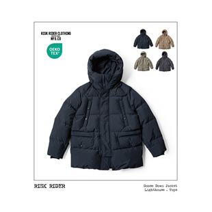 Risk Rider 经典复古军事风羽绒外套 轻量化面料 高效保暖800F