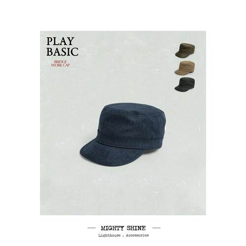 MIGHTY SHINE定织高密斜纹软帽檐工作帽 可揉成一团收纳1212001
