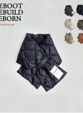 TAION 小巧轻便温暖 800FP羽绒围巾 百搭男女款 情侣款  201CI2