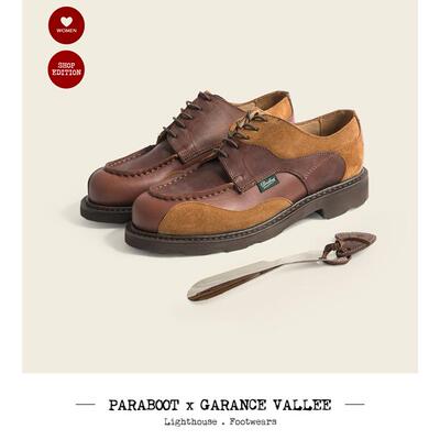 限定联名女士德比鞋PARABOOT