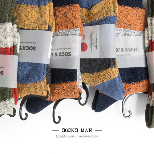 socksman日本支线限定推广棉袜