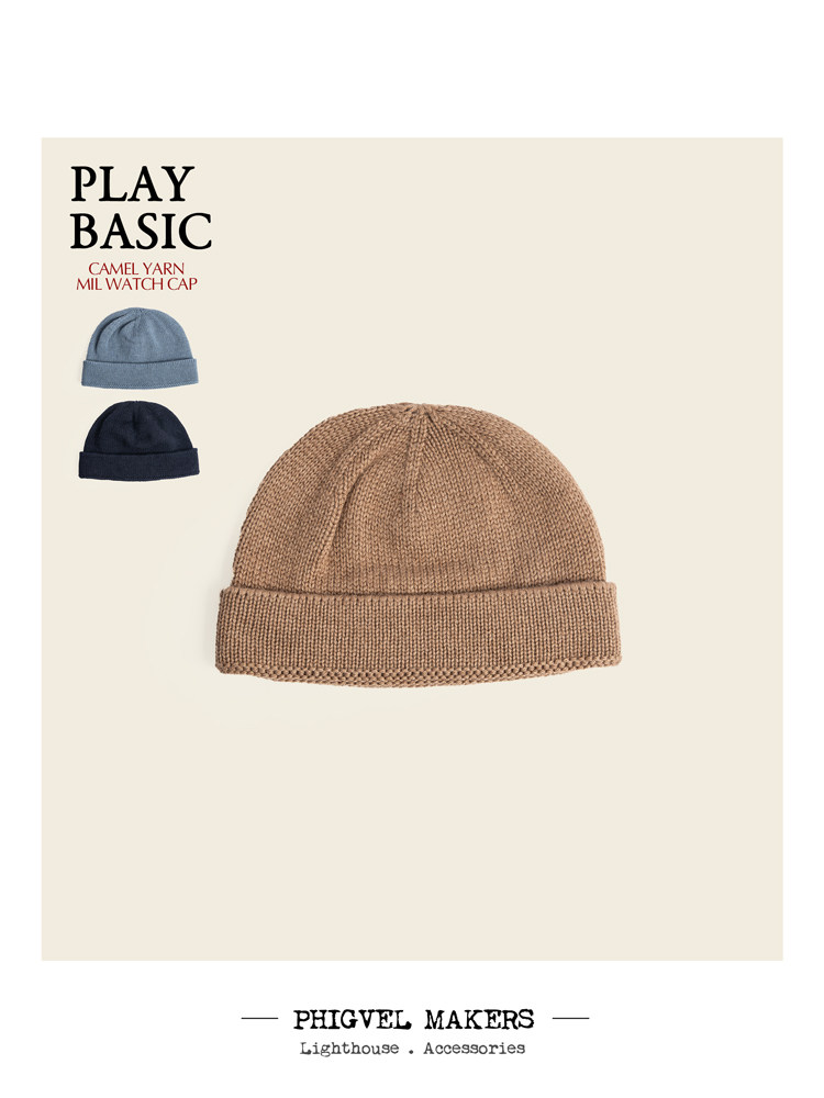 PHIGVEL MAKERS 设计简炼 万年青TIMELESS 羊驼毛针织帽 PM-AC02