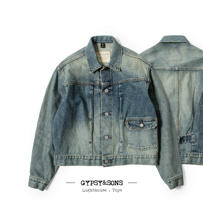 &Gypsy定番旧化牛仔夹克