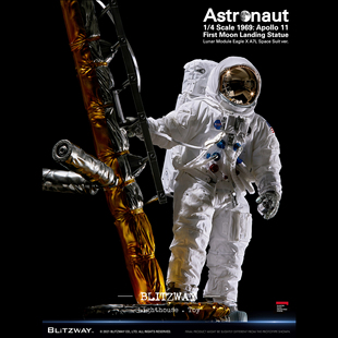 现货 Blitzway宇航员2.0阿波罗11号1/4全身雕像 BW-SS-21101静态