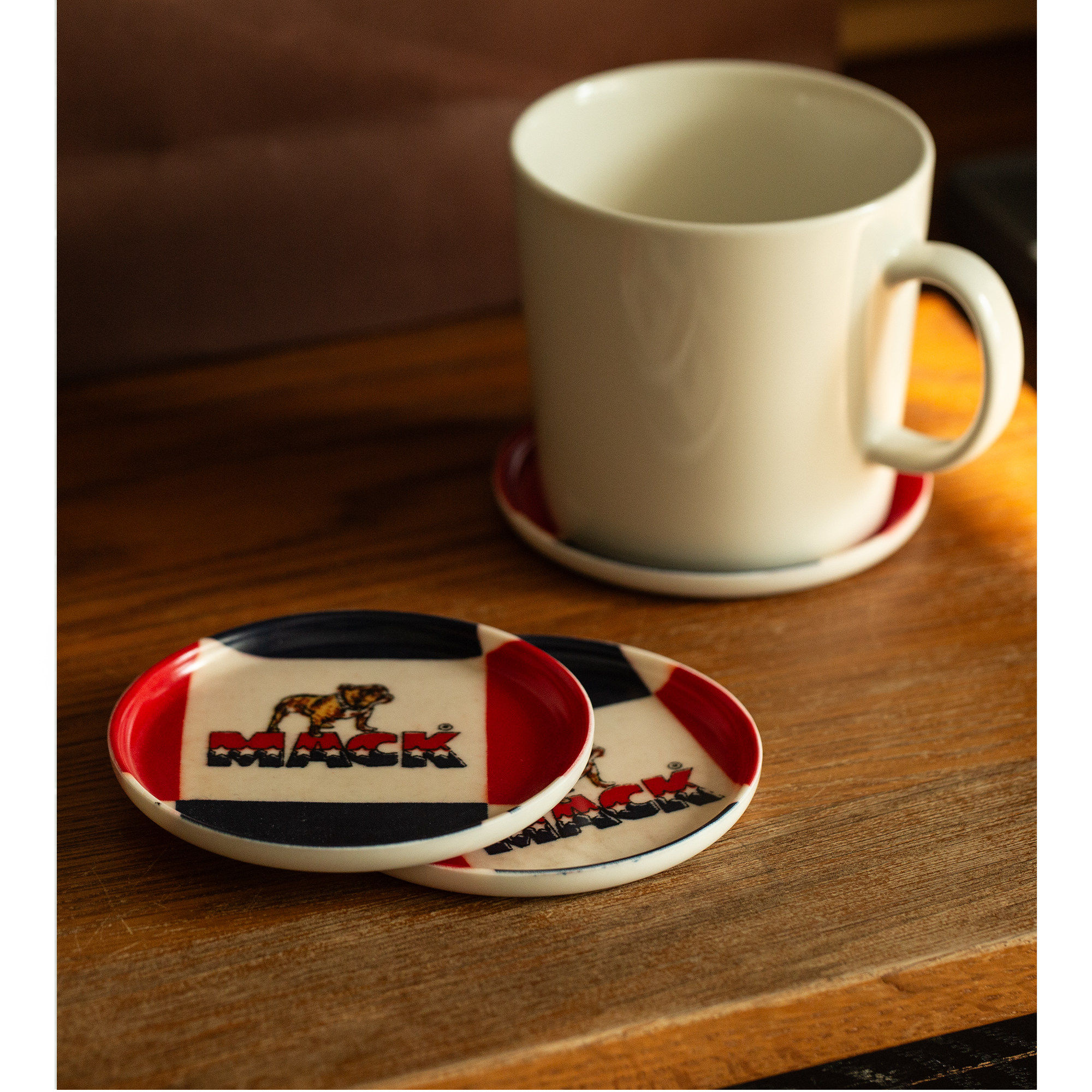 BUTTON WORKS 70年代复古广告风 斗牛犬图案 树脂覆面 桌面收纳盘,家居饰品,桌面摆件,淘宝优惠券,粉丝福利购,淘宝优惠卷