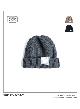 日系不费力时髦HWDOG美利奴羊毛针织帽 轻盈保暖 自然垂落