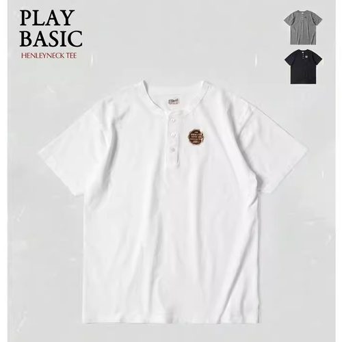 Phigvel Makers 定番亨利领T恤 Loop-Wheeled无缝桶织 可单穿内搭