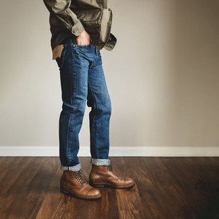 orSlow 经典定番两年手工旧化版本 107经典丹宁裤 IVYSTYLE牛仔裤