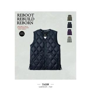 TAION SOFT SHELL 百搭绗缝轻盈温暖羽绒马甲 内搭外穿男女款背心