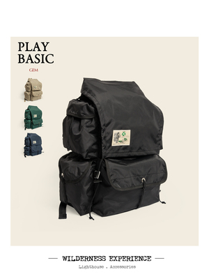 山系风格轻量双肩背双肩背包