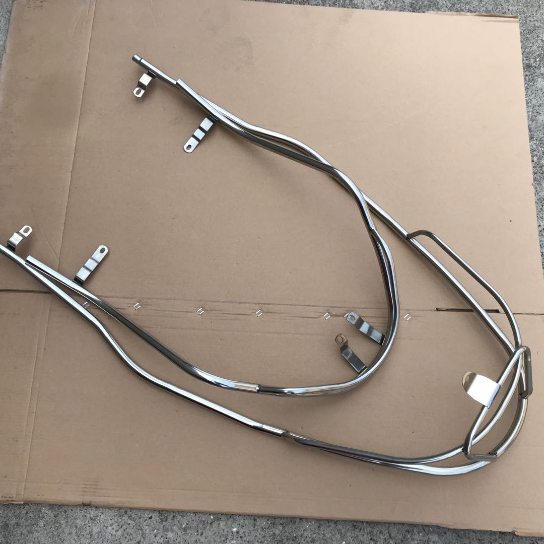 适用轻骑铃木电喷瑞梦保险杠qs125t-5a睿梦护杠加粗防护杠架国四