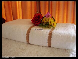 二等品微瑕疵32S全棉2件套/澳门威尼斯人酒店浴巾 掉绒少吸水柔软