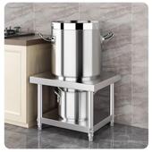 定做不锈钢底座托架汤桶支架固定地面抬高置物架承重架子垫高底座