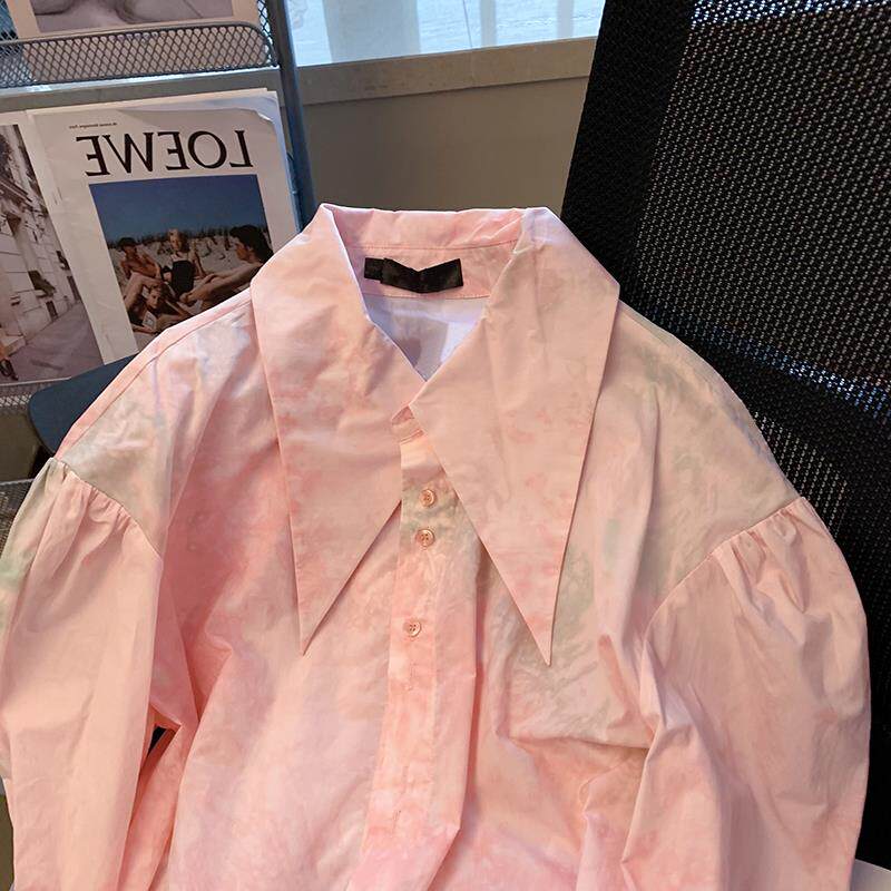 CLEARANCE PICK-UP COUNTERS WITHDRAW TAIL SINGLE BIG-NAME FOREIGN TRADE WOMENS FRENCH COURT STYLE SHIRTS SWEET AND GENTLE STYLE SHIRTS