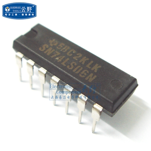 IC集成電路SN74LS06N DIP14直插 緩沖器和線路驅動 高科美芯