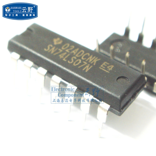 IC集成电路SN74LS07N DIP14直插 缓冲器和线路驱动器 芯片（一个