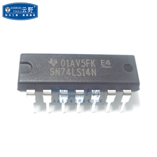 DIP14 高科美芯 IC集成電路SN74LS14N 8mA 六施密特觸發反相器