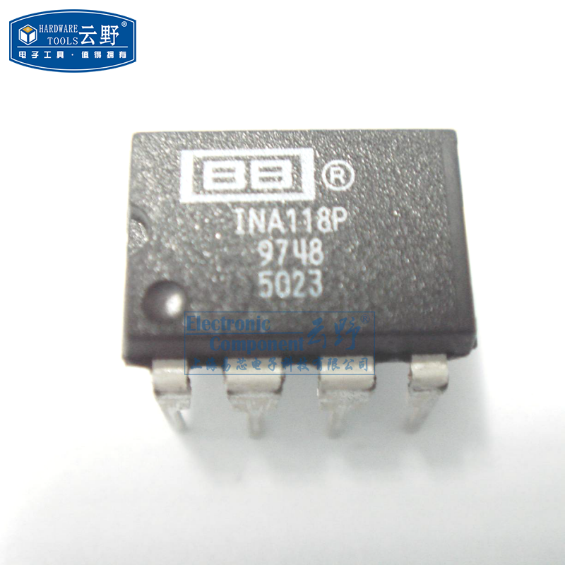 【高科美芯】IC集成电路INA118P DIP8 仪表放大器 芯片 全新原装