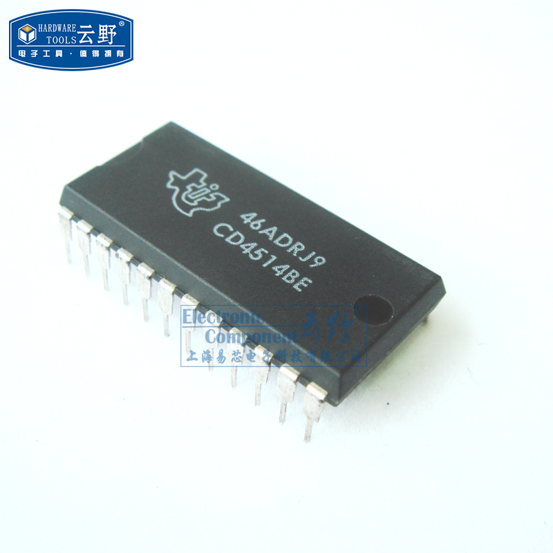 IC集成电路CD4514BE DIP24直插 多路复用器/多路输出选择器 芯片